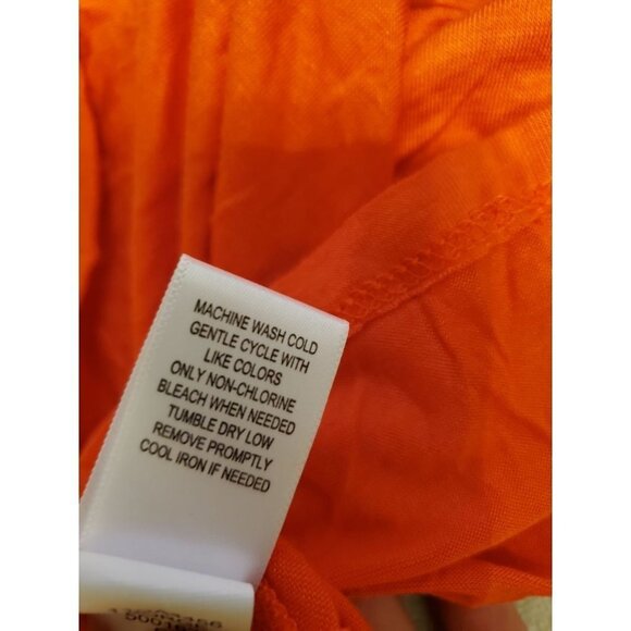 Tank Top Living Doll - Orange Tank size small - Picture 5 of 5